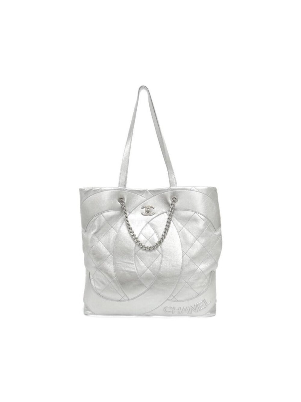 Chanel Bag Handbag Silver
